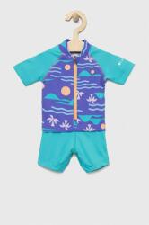Columbia costum de baie pentru bebeluși Sandy Shores Sunguard Suit culoarea violet PPYX-BIB07I_45X