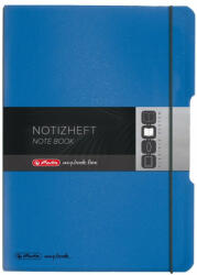 Herlitz Caiet My. Book Flex A6 40f Patratele Albastru Transparent Herlitz (hz9469400)
