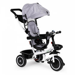 ECOTOYS Tricicleta pentru copii, Ecotoys, cu scaun rotativ, control parental, Gri (YM-BT-2 GREY)