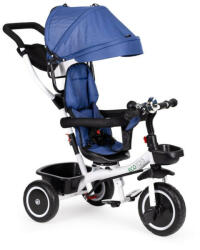 ECOTOYS Tricicleta pentru copii, Ecotoys, cu scaun rotativ, control parental, Albastra (YM-BT-2 BLU)