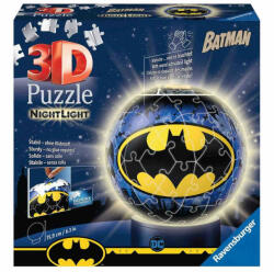 Ravensburger Puzzle 3D Luminos Batman, 72 Piese (RVS3D11080) - ejuniorul