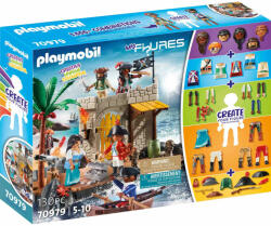 Playmobil - Creeaza Propria Figurina - Insula Piratilor (PM70979) - ejuniorul