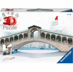 Ravensburger Puzzle 3D Podul Rialto, 216 Piese (RVS3D12518) - ejuniorul