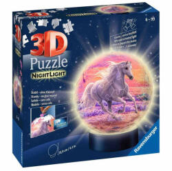Ravensburger Puzzle 3D Luminos Cal Pe Plaja, 72 Piese (RVS3D11843) - ejuniorul