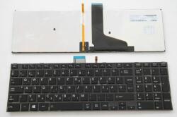 Toshiba Satellite S70D-A háttérvilágítással (backlit) fekete magyar (HU) laptop/notebook billentyűzet