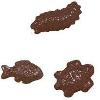 Martellato Decor Creaturi Marine 3 modele - Matrita Plastic Ciocolata (90-12819) Forma prajituri si ustensile pentru gatit