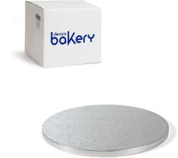 Decora Set 10 Platouri Tort Rotunde Argintii, O 36 x H 1.2 cm (0931207.SET) Tava