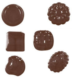 Martellato Praline Mixte 6 modele - Matrita Plastic Ciocolata (90-5104) Forma prajituri si ustensile pentru gatit