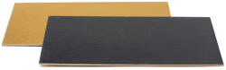 Decora Platou Tort Dreptungh. 2 Fete, Negru Auriu, 30x20xH0.3 cm (932590) Tava