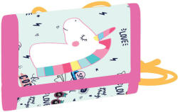 KARTON PP Unikornis pénztárca, 10x14cm, Unicorn Power, világoskék (KPP-8-29723) - mesescuccok