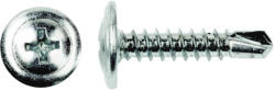 Evotools Surub Autoforant cu Cap Plat si Saiba (PD) - Cantitate 100 (a00077)