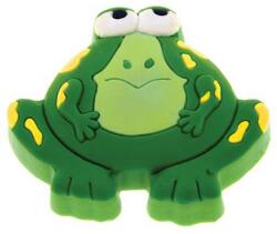  Bútorfogantyú béka zöld Gomb műanyag (10007250430)