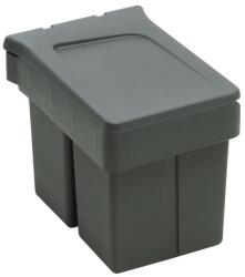 HULLADÉKGYŰJTŐ KUKA SZELEKTIV (8201) 7+7 ANTRACIT 240x345x295mm (10010003010)