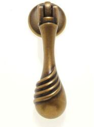  Bútorfogantyú gomb, 22X64 antikolt bronz FÉM FÉM (10007550530)