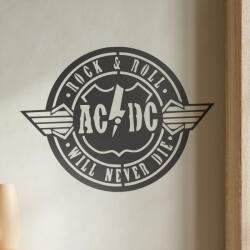 A. B. C Vidám Fal Falmatrica - AC/DC - Öntapadós fali dekoráció