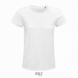 SOL'S SO03581 SOL'S CRUSADER WOMEN - ROUND-NECK FITTED JERSEY T-SHIRT (so03581wh-l)