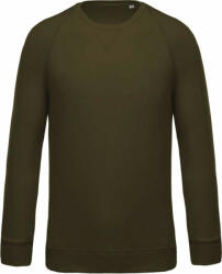 Kariban KA480 MEN'S ORGANIC COTTON CREW NECK RAGLAN SLEEVE SWEATSHIRT (ka480mgn-m) - polokozpont