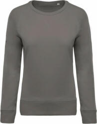 Kariban KA481 LADIES’ ORGANIC COTTON CREW NECK RAGLAN SLEEVE SWEATSHIRT (ka481stgr-2xl) - polokozpont