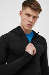 Marmot sportos pulóver Preon fekete, sima, kapucnis - fekete XL