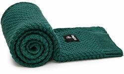 T-Tomi Knitted Blanket Smaragd pled împletit 80 x 100 cm 1 buc Lenjerii de pat bebelusi‎, patura bebelusi