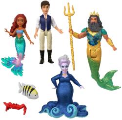 Mattel Tlm set de 6 păpuși mici: sirenă cu prietenii (25HLX19) Figurina