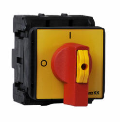 Ganz GK100 T203/04 E vészleállító kapcsoló / nyitott / mellső felerősítés / 3p / 100A (610-1001-306) (610-1001-306)