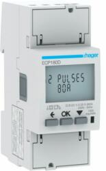 Hager Fogyasztásmérő, direkt 80A 2modul S0 MID (ECP180D) (ECP180D)