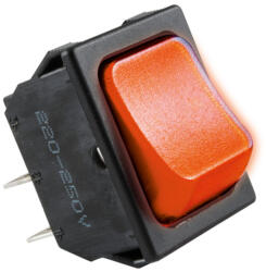 Somogyi Elektronic Világítós billenőkapcsoló, 250V, 2ák, piros (STV 01) (STV01)