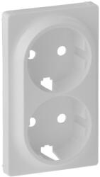 Legrand Valena Life 2x2P+F csatlakozóaljzat burkolat fehér (754950) (754950) - vilszershop