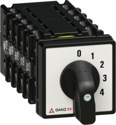 Ganz KK0-20-3600 fokozatkapcsoló 0 állással / nyitott / 1P / 20A / 30° (1AC3600AA00M50) (1AC3600AA00M50)