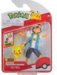 Jazwares Pokémon figura - Ash & Pikachu 11 cm (PKW2473)