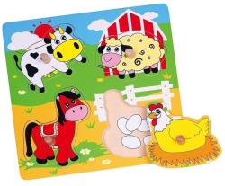 Viga Toys 59562 Fa puzzle Farm 21, 5 x 21, 5 cm