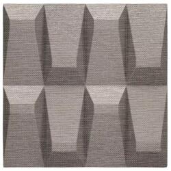Galeras 3D falpanel 60x60 cm- Acél szürke