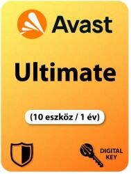 Avast Ultimate (10 eszköz / 1 év) (EU) (Elektronikus licenc) (AVUEN12EXXA010-EU)