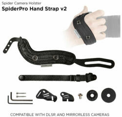 Spider Camera Holster SpiderPRO Handstrap V2 Fekete (SP960)