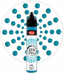 Viva Decor Zen Pen pöttyöző festéktoll, 28 ml - lagúna