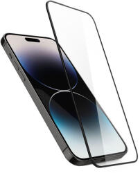 Spigen Folie Sticla Protectie Pentru iPhone 14 Pro Max, Spigen, Tempered Glass, Duritate 9H, Negru (66445-SPIG)