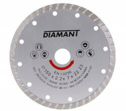 Diamant Gyémánt vágókorong ¤150x22, 2x3, 1mm TURBO