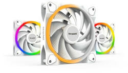 be quiet! LIGHT WINGS 120mm PWM high-speed Triple-Pack RGB White