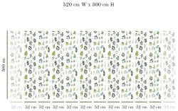VLAdiLA Tapet VLAdiLA Leaves 520 x 300 cm (VLDLW0381STM520)