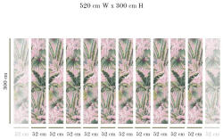 VLAdiLA Tapet VLAdiLA Blush Groove in Pink Jungle 520 x 300 cm (VLDLW0431STM520)