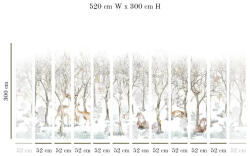 VLAdiLA Tapet VLAdiLA Enchanted Woodland 520 x 300 cm (VLDLW0433STM520)