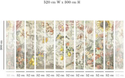 VLAdiLA Tapet VLAdiLA Ceramic Flowers (Cream) 520 x 300 cm (VLDLW0494STM520)