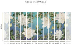 VLAdiLA Tapet VLAdiLA White Floret 520 x 300 cm (VLDLW0733STM520)