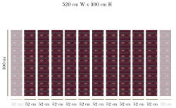 VLAdiLA Tapet VLAdiLA Red Carpet 520 x 300 cm (VLDLW0075STM520)