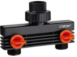 Claber Distribuitor dublu sens pentru programator irigatii 3/4 (20-27 mm) Claber (915890000)