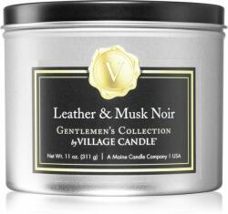 Village Candle Gentlemen's Collection Leather & Musk Noir lumânare parfumată I. 311 g