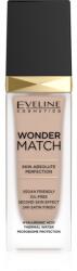 Eveline Cosmetics Wonder Match fard lichid de lunga durata cu acid hialuronic culoare 35 Sunny Beige 30 ml