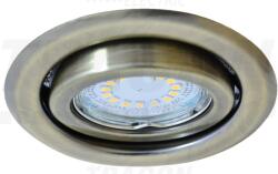 TRACON Beépíthető lámpatest spot fényforrásokhoz, matt arany max. 50W, MR16, D=97mm, 30° (TLC-6MG)