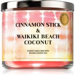 Bath & Body Works Cinnamon Stick & Waikiki Coconut Beach lumânare parfumată 411 g